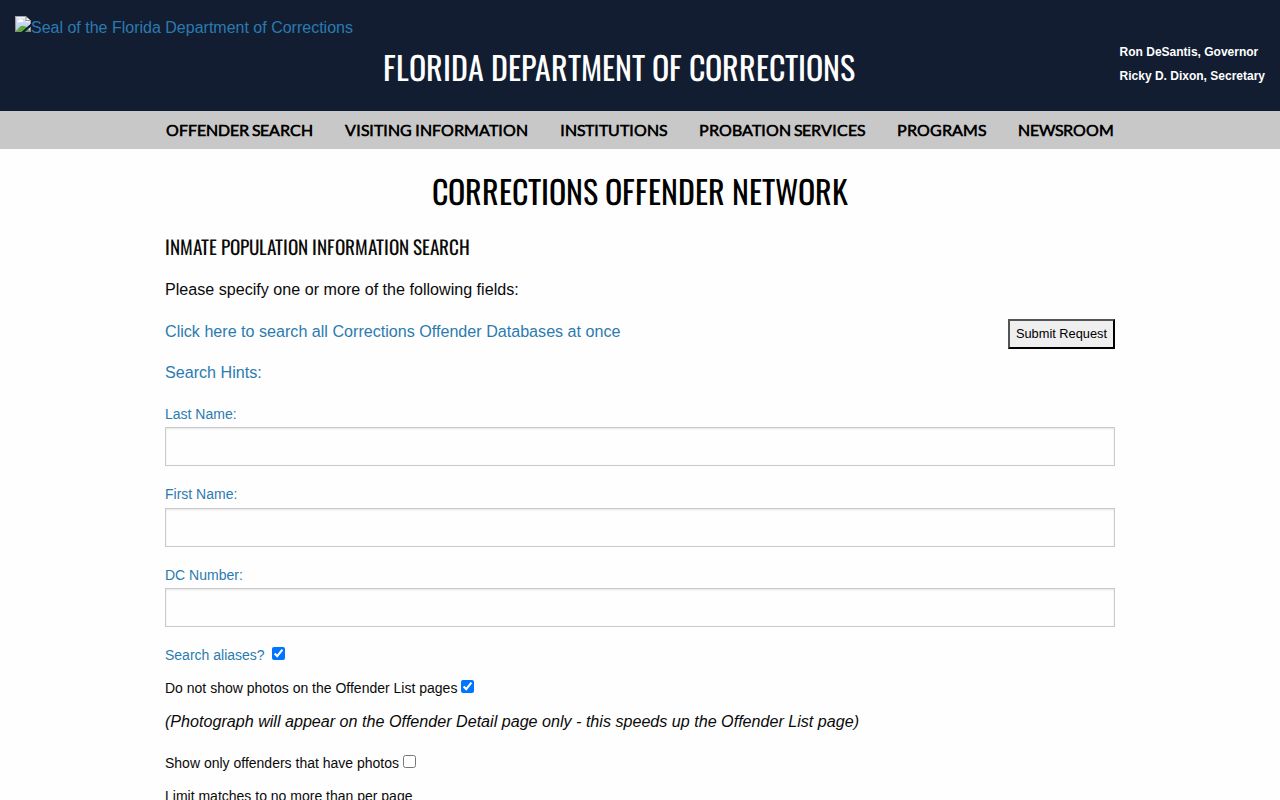 Bay County projected release date Current Release Date field
