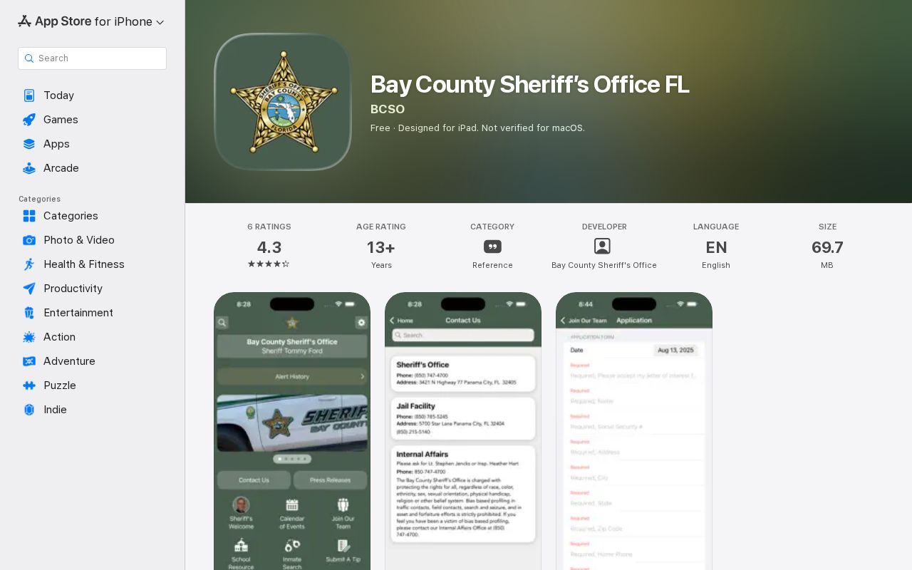 Bay County released inmate mugshot app access
